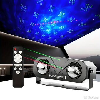 Prodám nové párty světlo -laser +ball Pouze rozbaleno - 5