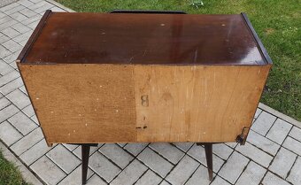 Starožitný gramofon se skříní - 5
