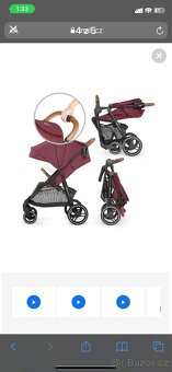 Sportovní kočárek Kinderkraft Burgundy - 5