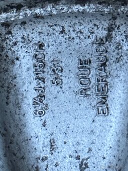 Alu disky orig. Peugeot - 5