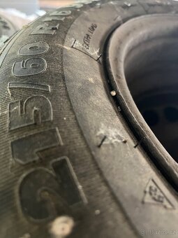 Zimní pneumatiky 215/60 R16 a ráfky - 5