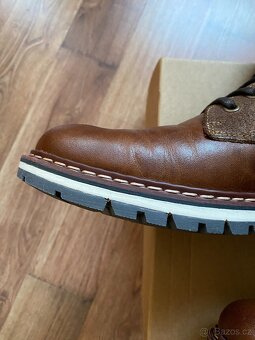 Nové pánské kožené zimní boty Baťa s tepl. podšívkou - č. 44 - 5