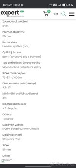 Monikular dalekohled Lavenhuk monocular wise 8-24 - 5