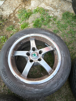 4x alu (5x112) letní pneu 205/55 r16 (7 mm) - 5