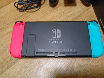 Nintendo Switch V2 s Chipem a Plátěným pouzdrem - 5