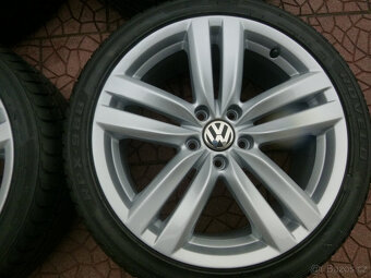 Letní alu sada disky originál VW 5x112 8Jx18 ET44 Borbet - 5