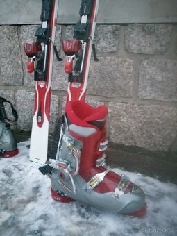 lyže atomic 166 + lyžáky 30 - 5