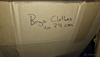 Prodám 4 krabice oblečení na miminka - 5