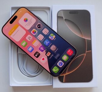 iPhone 16 Pro Desert Titanium BATERIE 100% TOP - 5