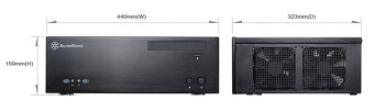 PC skříň / case SilverStone GD04 desktop/HTPC - 5
