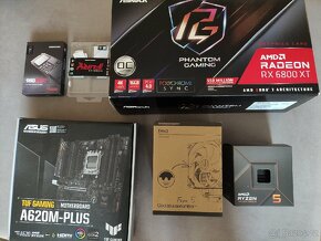 Nové herní PC ryzen 7600/7800XT/DDR5/1TB SSD/750w/win 11 pro - 5