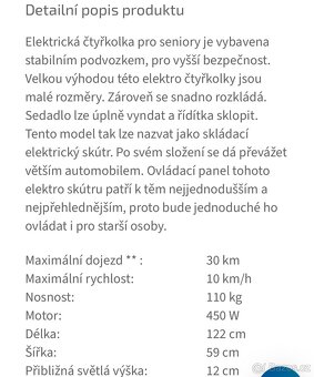 Elektrický invalidní vozík Invacare Orion - 5