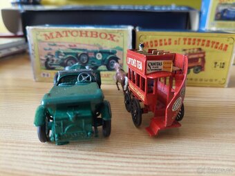 Matchbox yesteryear Y5 BENTLEY 41/2LITRE, Y12 HORSE BUS - 5