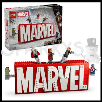 Nové LEGO Marvel 76313 Logo MARVEL a minifigurky - 5