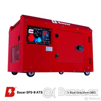 Bauer GFS-8, ATS, 230/400 voltů, nouzový generátor / nouzový - 5