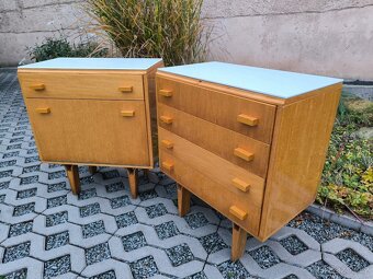 Retro noční stolky František Mezulánik - 70. léta - 5