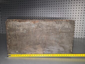 STARÁ DŘEVĚNÁ BEDÝNKA JEN 50 KČ  - 5