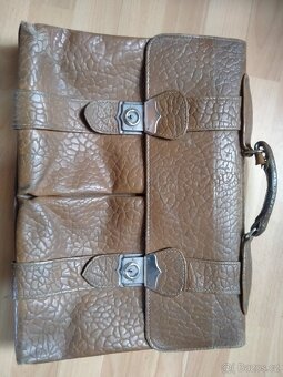 Staré kožene tašky , aktovky - 5