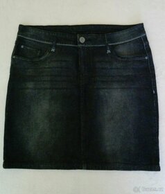 černá džínová sukni vel. 42 - 5