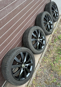 originální ALU kola škoda crystal black 5x112 - 5
