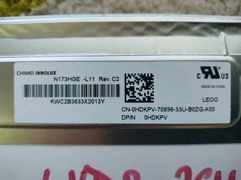 LCD notebook 17,3" 120Hz, 17,3" 60Hz, 15,6", 14" UHD - 5
