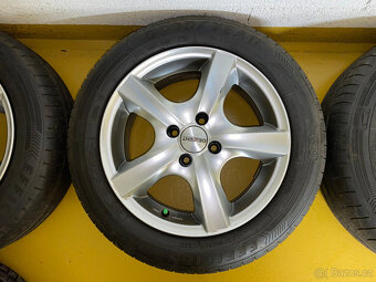 4 ks, Kompletní kola, 185/60 R15 Goodyear + Alu disky DEZENT - 5