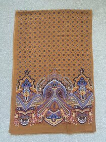 Vlněný šátek s paisley vzorem - nový - 5