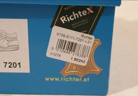 Prodám dětské kotníčkové boty Richter - velikost 31 - 5