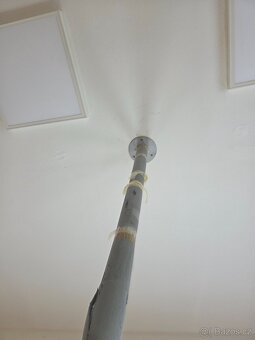2x profi pole dance tyč, nerez, 370cm, průměr 1x45mm, 1x50mm - 5