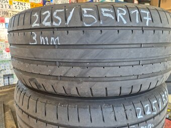 225/55 R17 97Y DUNLOP SPORT MAXX RT2 3mm spec:BMW,Mercedes - 5