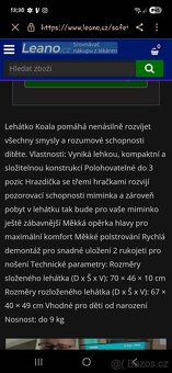 Polohovatelné lehátko - 5