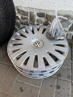 Plechové disky 5 x 112mm + zimní pneumatiky Continental - 5