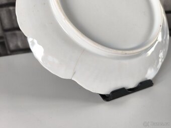 Starožitný porcelánový dekorativní talíř - antika - 5
