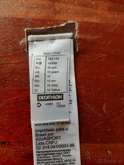 Dětská bunda hřejivá 100 maskovací vzor Woodland - 5