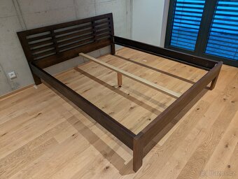 Prodloužená manželská dřevěná postel - 5