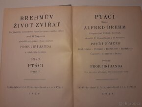 Alfred Brehm, Brehmův život zvířat I.-IV. (11 svazků) 1926 - 5