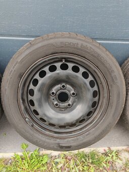 Plechové disky s pneu R16 5x112 205/55 - 5