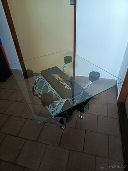 Konferenční stolek z bloku motoru V8.. - 5