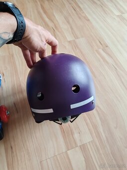 Kolečkové brusle Oxelo 28-30,helma Crivit dětská L-XL - 5