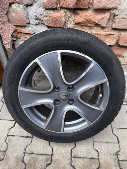 Alu na Renault Clio + stará zimní pneu 195/55 r16. - 5