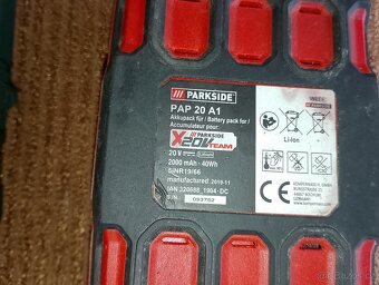 Aku sponkovačka, hřebíkovačka Parkside 20V - 5