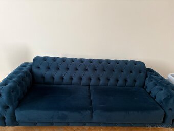 Rozkládací sedačka s křeslem. - 5