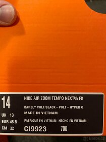 Běžecké boty Nike Air Zoom Tempo Next % / vel. 48.5 - 5