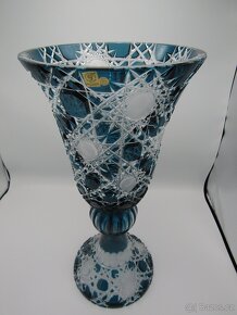 set vázy barevný křišťál ceasar crystal dekor Flake - 5