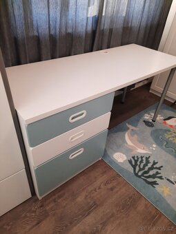IKEA Stuva Postel s pracovním prostorem, stolem Patrovka - 5