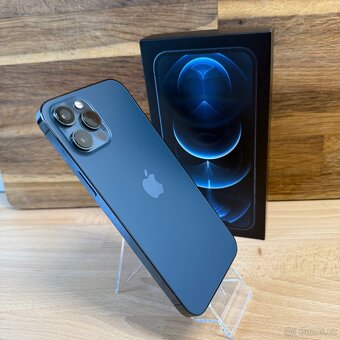 iPhone 12 Pro Max 128GB, 100% baterie, modrý (rok záruka) - 5