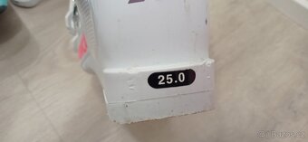 Lyže 130 cm+hůlky 105cm, lyžáky 25cm, vak,vak - 5