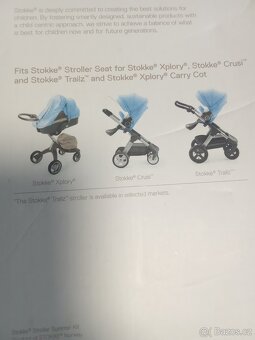 Prodám krásný set na kočárek stokke xplory 6v1 - 5
