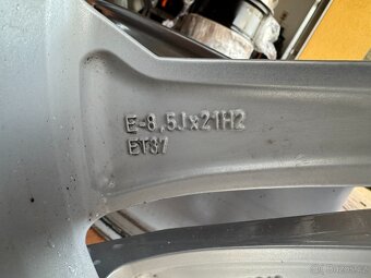Alu disky orig. Audi A6 , 21", 5x112, ET 37 ,šíře 8,5J - 5