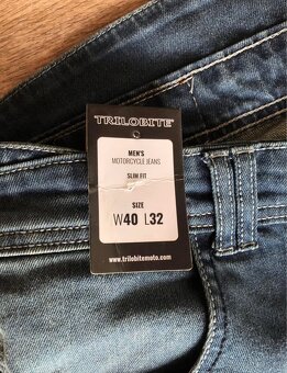 Moto džíny Trilobite W40 L32 . Jen vyzkoušené ‼️ - 5